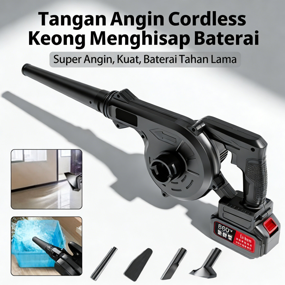 Cordless Blower Mesin Blower Tangan Keong Blower Angin Menghisap Blower