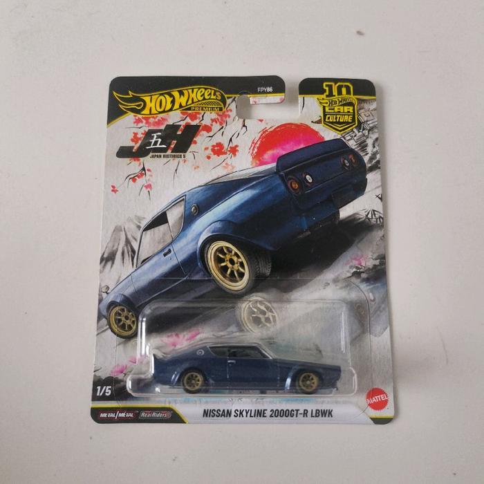 Hot Wheels Premium Nissan Skyline 2000Gt-R LBWK Japan Historic 5