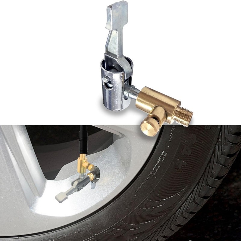 Kepala Pompa Ban Mobil Kepala Pompa Angin Chuck Pompa Ban Air Chuck Keong Alat Isi Angin Ban Kepala