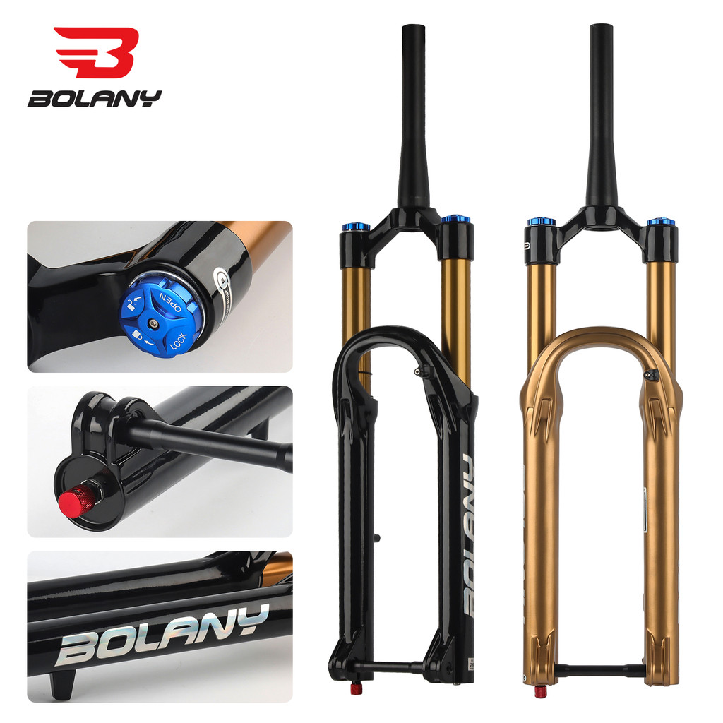 BOLANY MTB Boost Air Fork 27.5/29Inch Suspensi Fork 160mm Travel 36mm Tube 15x110mm Fork Sepeda Gunu
