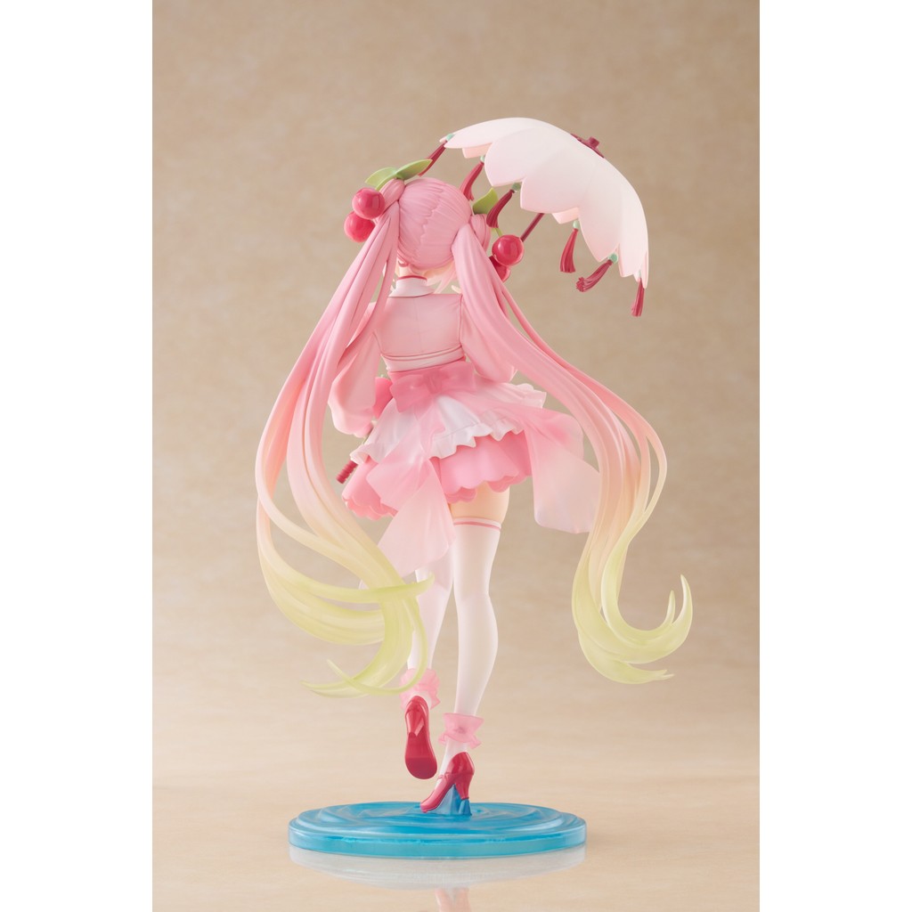 Original TAITO Artist AMP+ VOCALOID Hatsune Miku Sakura Miku PVC Anime Figures Action Figure Model T