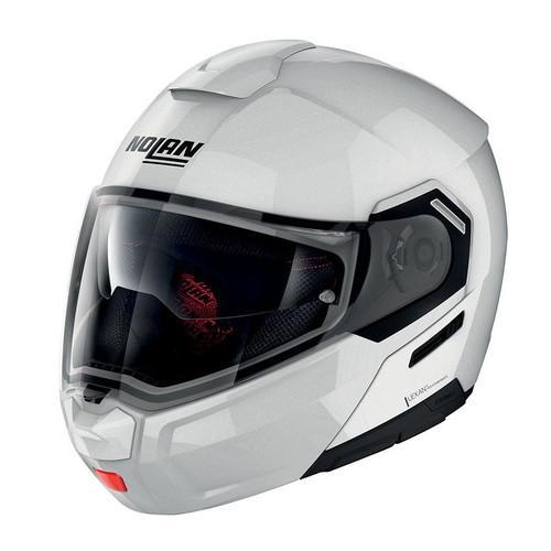 Nolan N90-3 Classic N-Com Metal White
