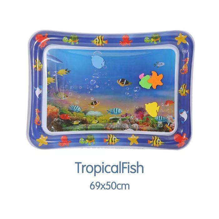 Mam's Baby Care BAMBINO Matras Air Bermain Bayi Portable Water Playmat Baby Mainan Sensory KIDS LAND