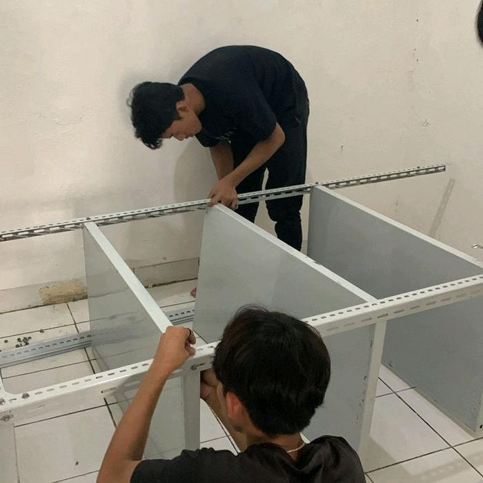 Rak Besi 4 susun 100x40x150 cm Ambalan 0,7 mm