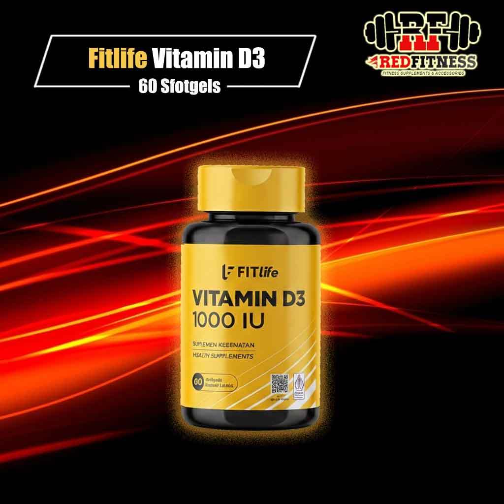 Fitlife VITAMIN D3 1000 IU 60 Softgels BPOM & Halal
