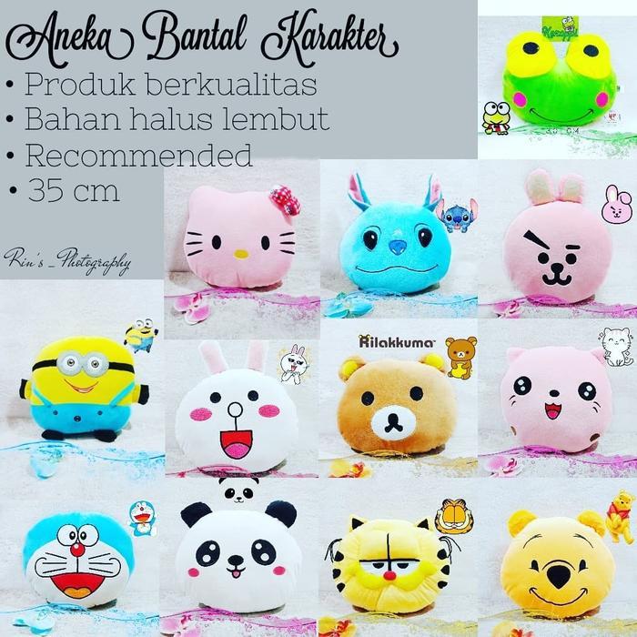 Toys Able bantal karakter doraemon hellokitty rilakuma garfield