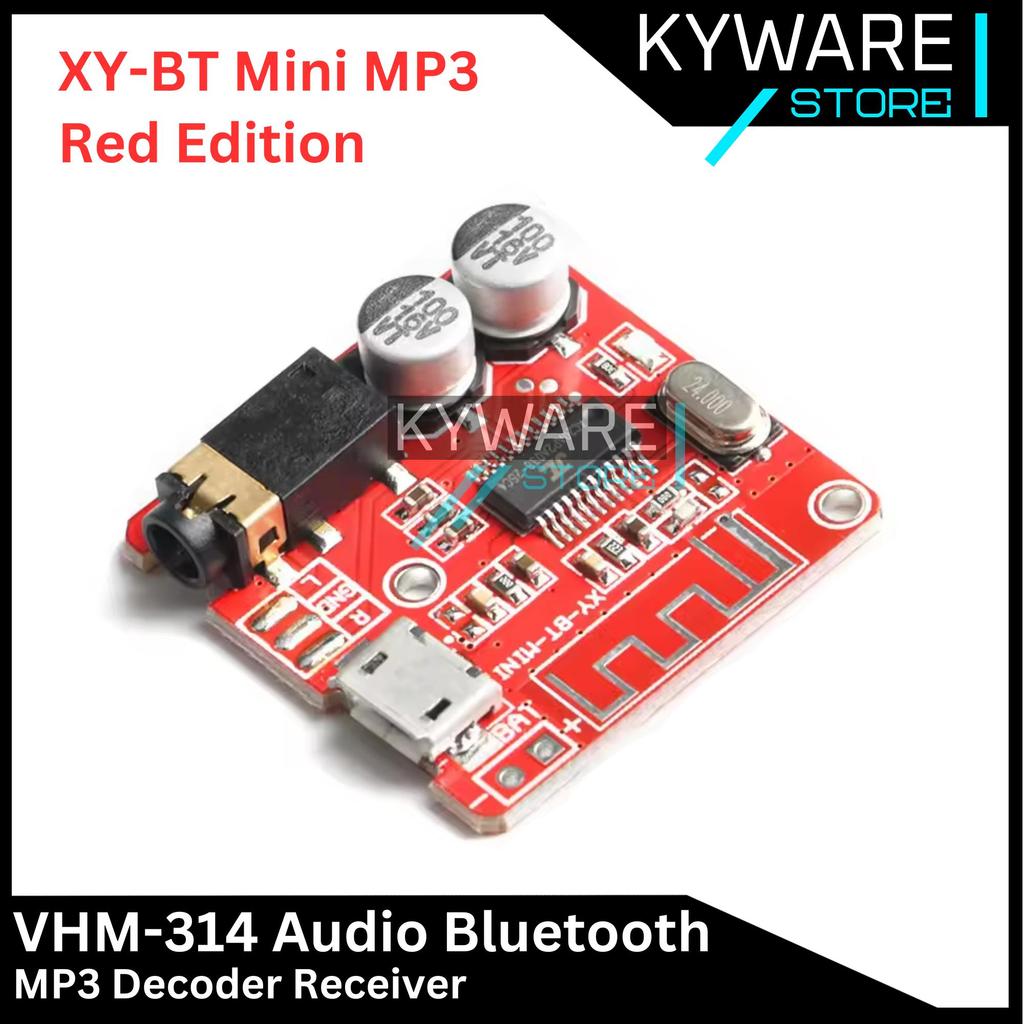 Fourclub_ Kyware Vhm314 Xy-Bt-Mini Module Mp3 Bluetooth 4.1 Vhm 314 Xy Bt Mini Red Black Audio