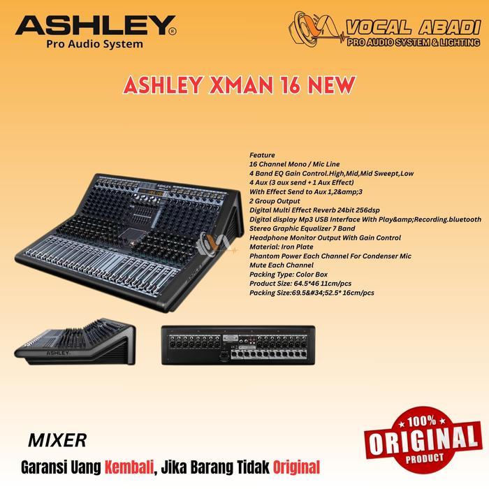 MIXER ASHLEY XMAN 16 NEW GENERATION - XMAN16, KOTAK/BUBBLEWRAP