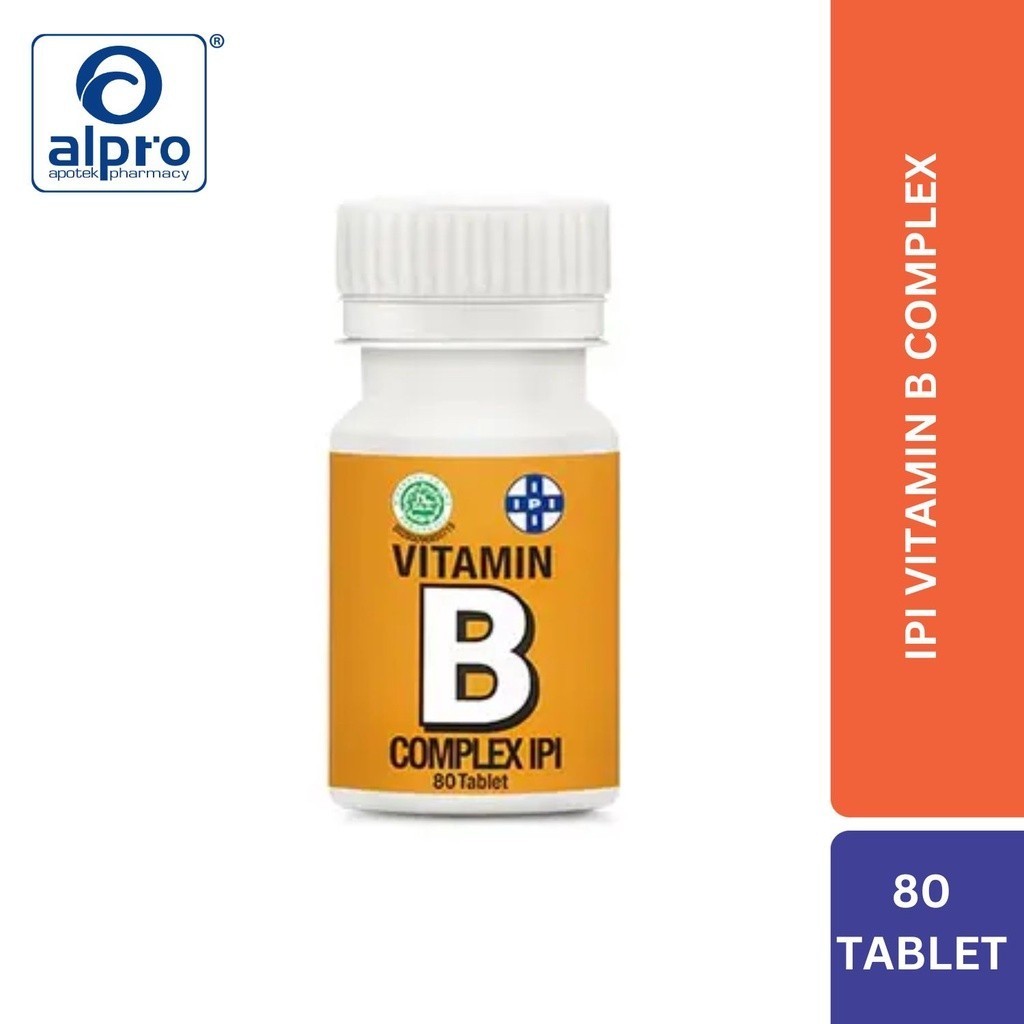Ipi Vitamin B Complex Untuk Memebantu Memenuhi Kebutuhan Vitamin B Complex 80S