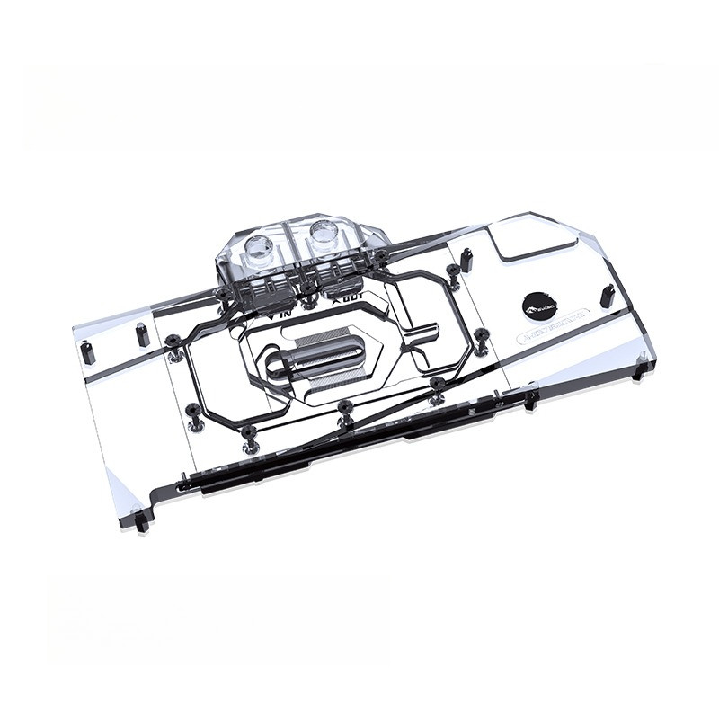 Bykski 7800 GPU Water Cooling Block, Full Cover Cooler For AMD Radeon RX 7800 XT, Video Card Water C