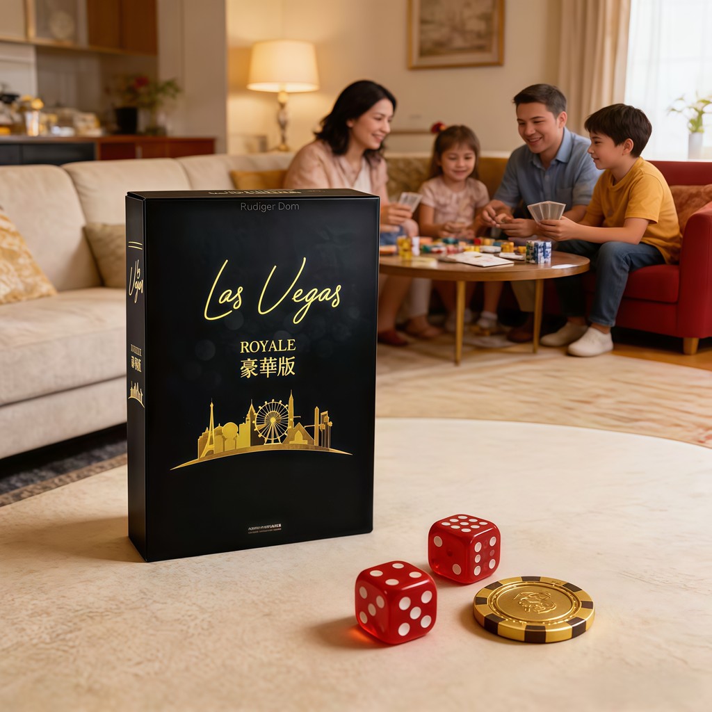 Las Vegas Royal Edition Board Game - Adult Christmas and Birthday Gifts Casino parties and team-buil