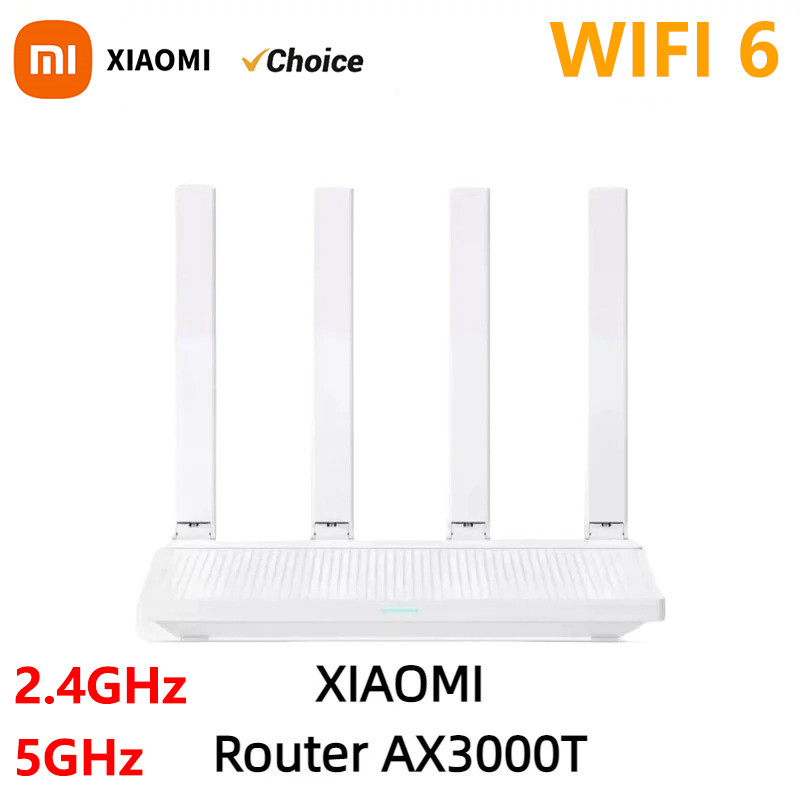 Original Xiaomi Router AX3000T IPTV Mesh Networking Gigabit Ethernet Ports Gaming Accelerator Repeat