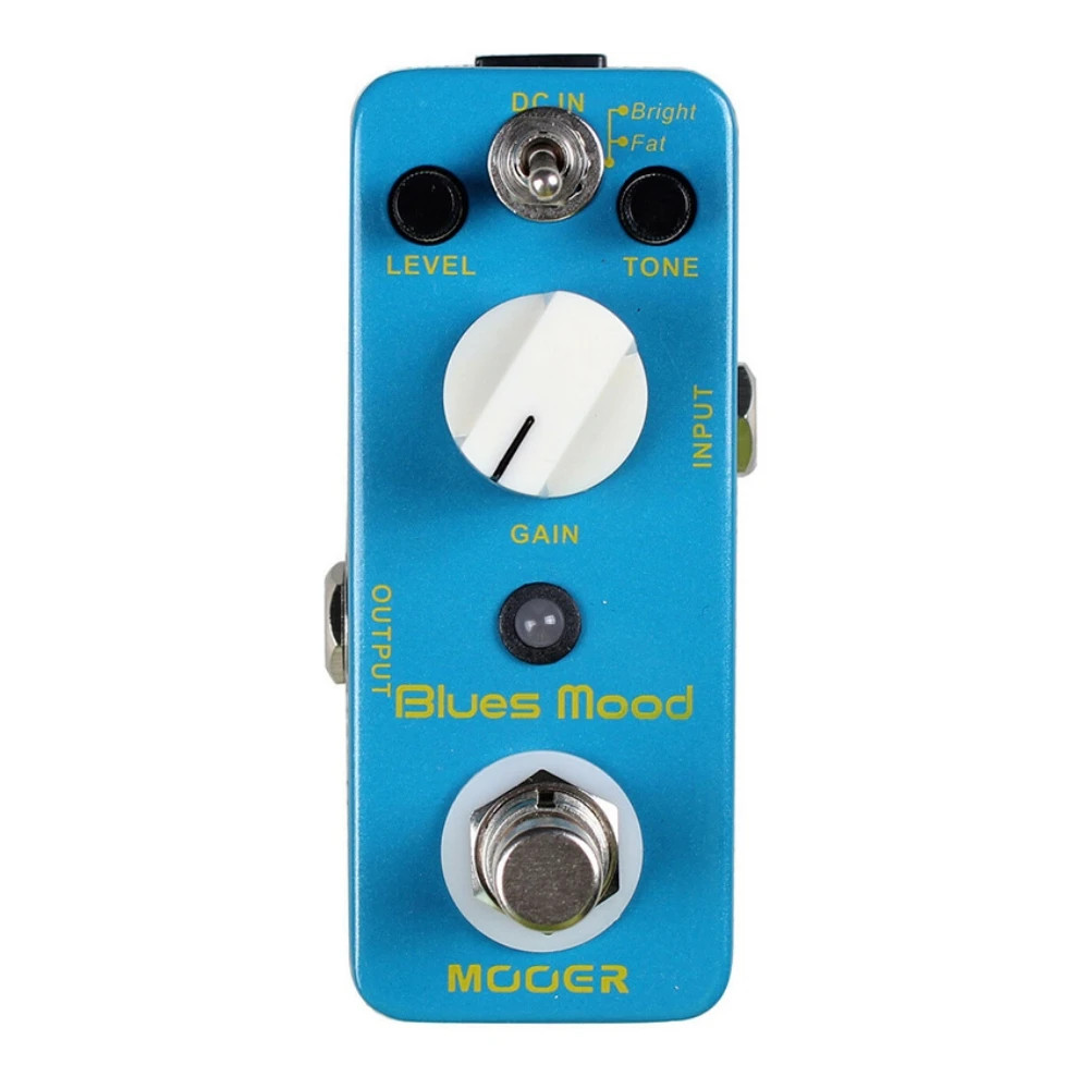 Mooer MBD2 Blues Mood Overdrive Guitar Effect Pedal 2 Modes (BrightFat) True Bypass Full Metal Shell