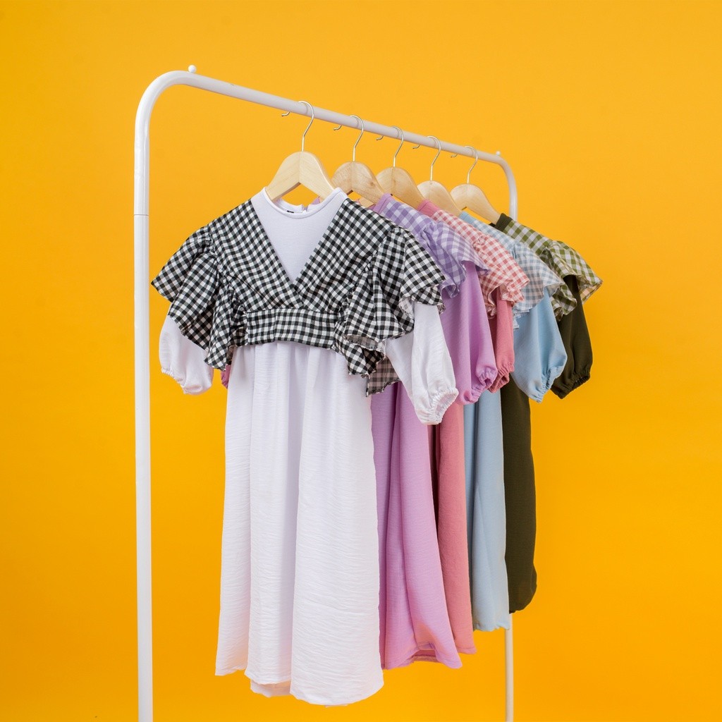 Haibara - Gamis Outer RumbaI / Setelan Gamis Anak/ Gamis Anak