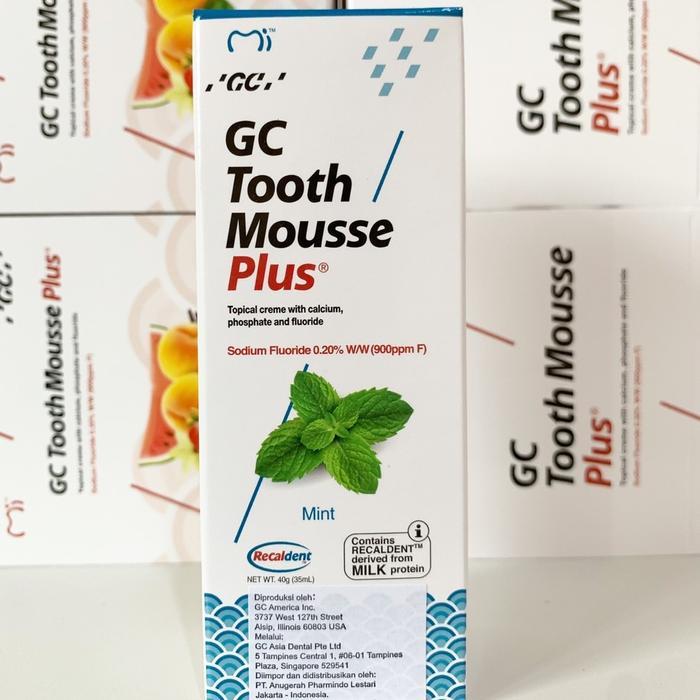GC Tooth Mousse PLUS TERBARU untuk usia 6 tahun keatas - GC ToothMousse Dewasa - Mint PLUS