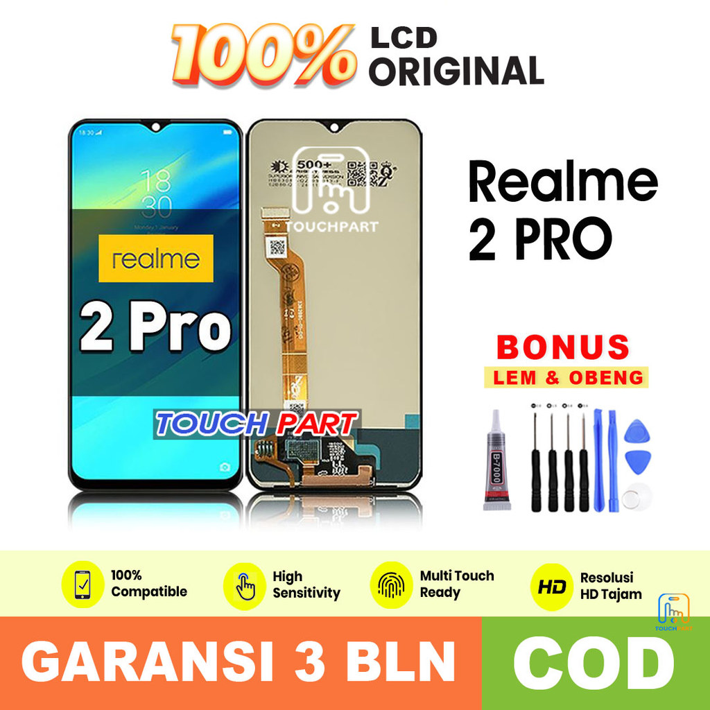 LCD Realme 2 pro Original Fullset Touchscreen COD
