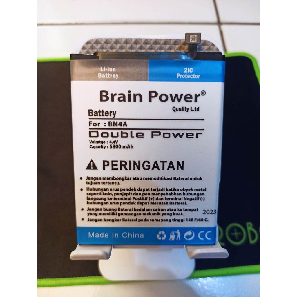Batre Baterai Brain Power BN4A Redmi Note 7 / Note 7 PRO Kapasitas 5800mAh BN-4A Double Power