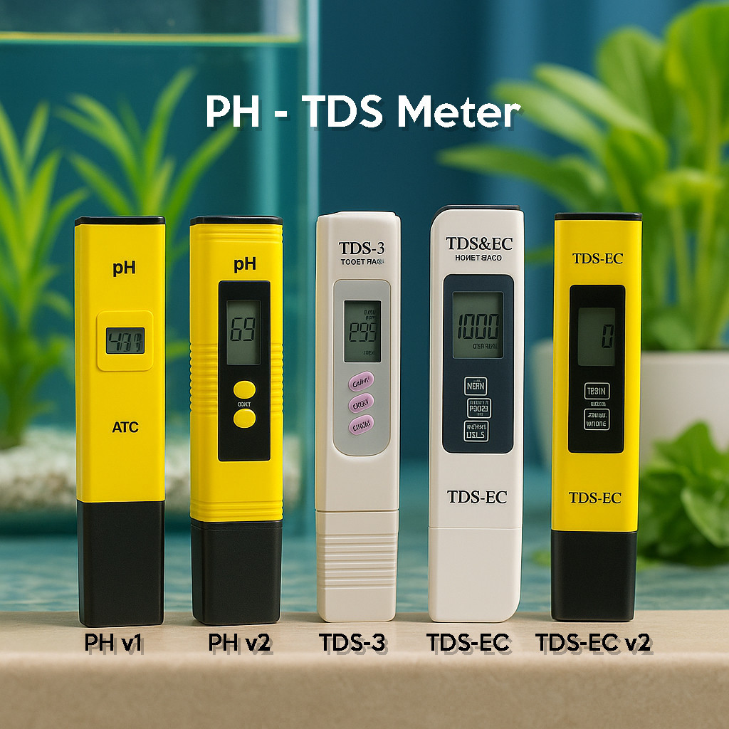 elyssiastore - PH Meter TDS Meter Hidroponik TDS 3 Alat Pengukur PH Air tds meter pena dan ph meter 