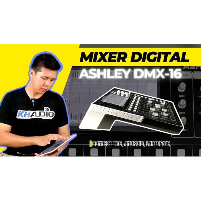 digital mixer audio ashley dmx16 dmx 16 original