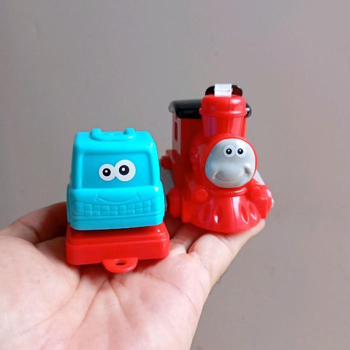2 pcs mainan kereta lucu hokben 2ND