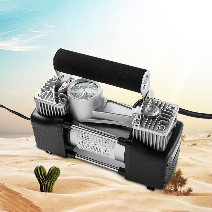 Nipscells Kompresor Angin Mini Listrik Kompressor Udara Pompa Ban Mobil Airbrush