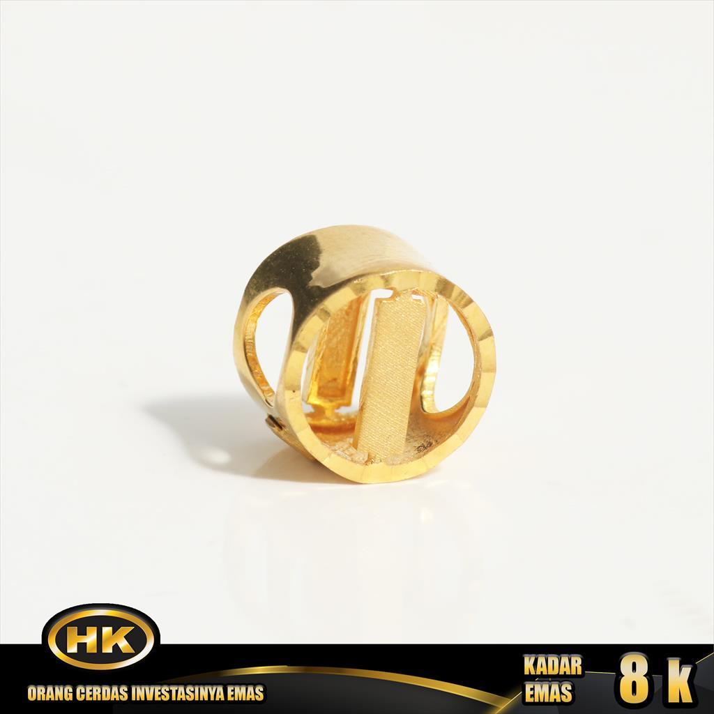 Liontin Emas 8K - HURUF I - HKGOLD