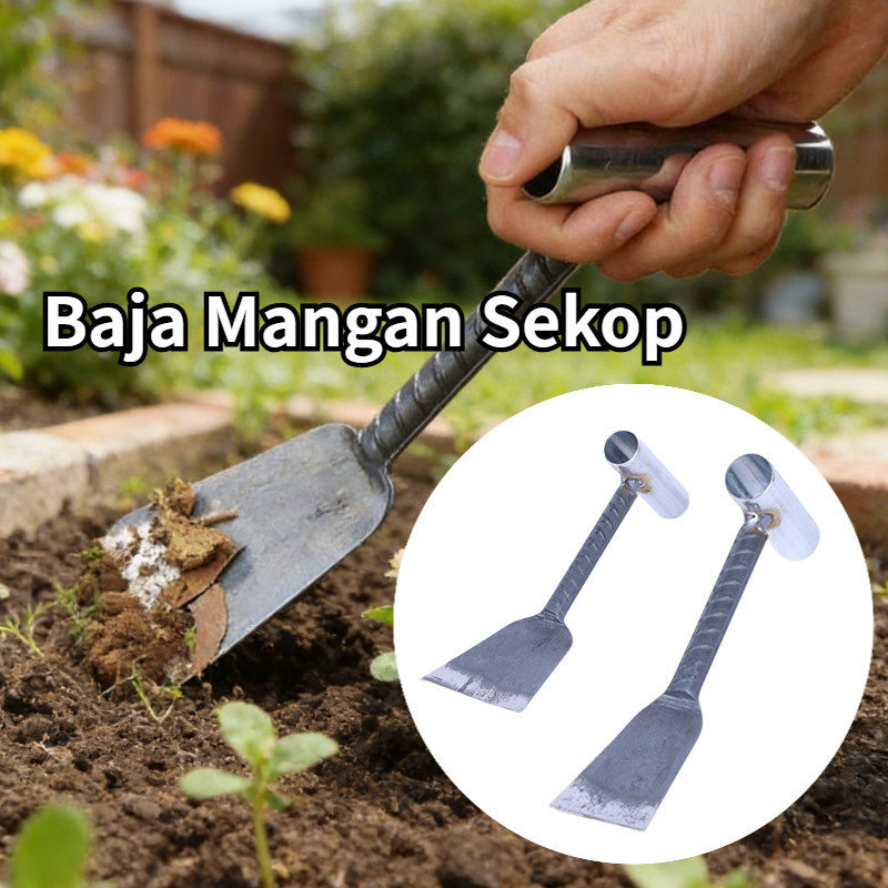 Sekop Penggali/Lempak Besi Linggis Tanah Sekop Tanah Galih Tanah Model Pijakan