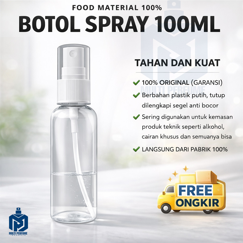 Botol Spray 100ml – Plastik Tebal & Kuat