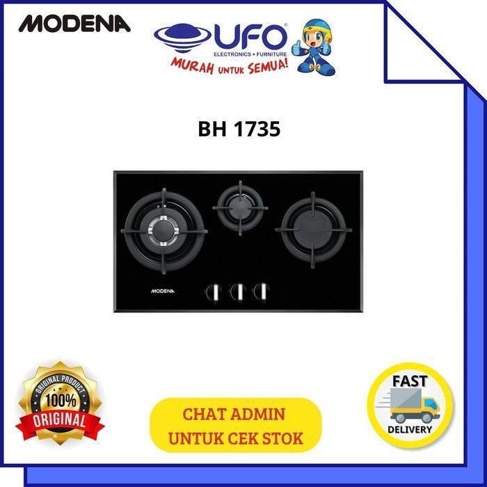 MODENA BH1735 KOMPOR TANAM GAS 3 TUNGKU