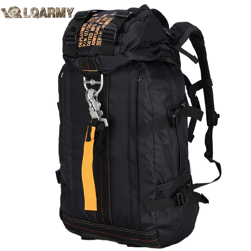 LQARMY Military Tactical Backpack Army Rucksack Camping Hiking Climbing Gear Bushcraft Travel Bags D