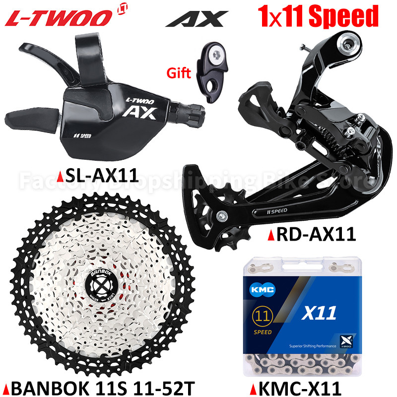 LTWOO AX11 MTB Bike 1x11 Speed Derailleur Groupset 11S Trigger Shifter SUNSHINE 42/46/50/52T Cassett