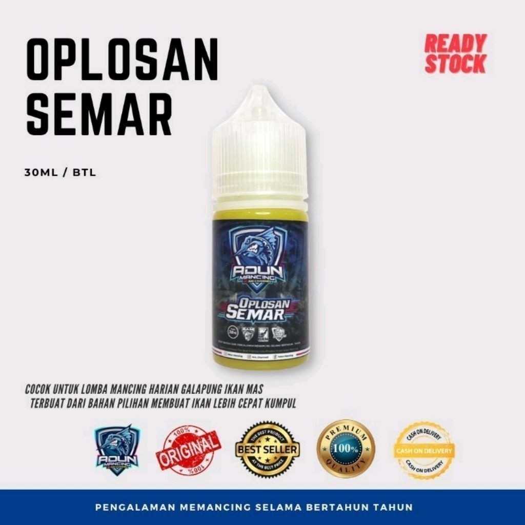 KAMLANGGOLD - 30 ML - Oplosan Adun Mancing Semar Mendem  Cocok Untuk Lomba Ikan Mas Atau Galapungan 