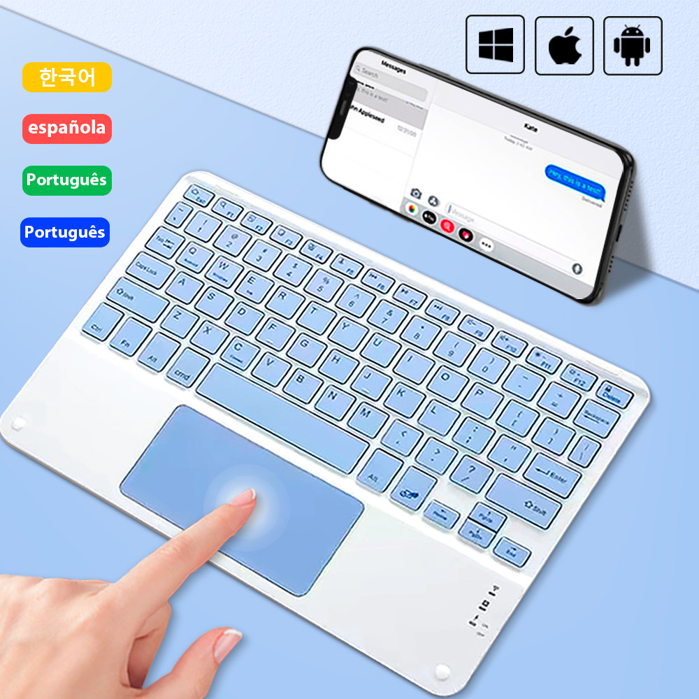 Wireless Tou Keyboard For Xiaomi Samsung Apple Mobile Phone Tablet Bluetooth Wireless Keyboard Mini 