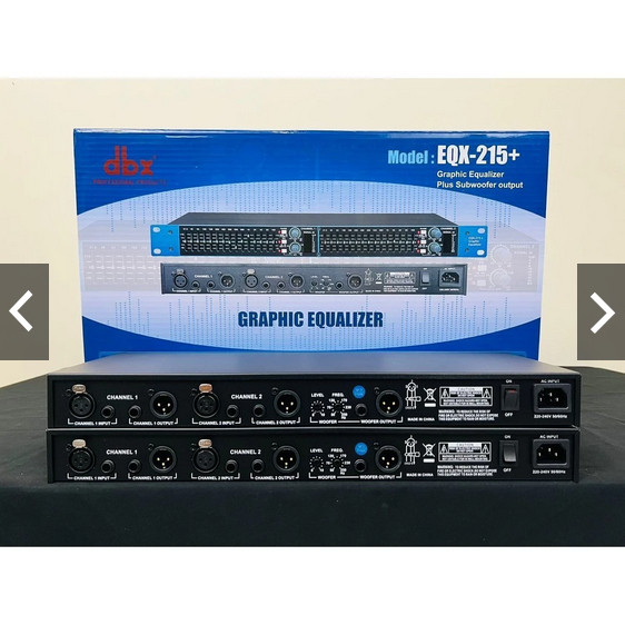 equalizer dbx EQX215+ eqx 215+ PLUS SUBWOOFER