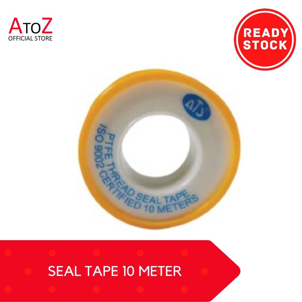 Seal tape merk Ats - seal tape Viper siltep selotip isolatip solatip - SEAL TAPE 10 METER