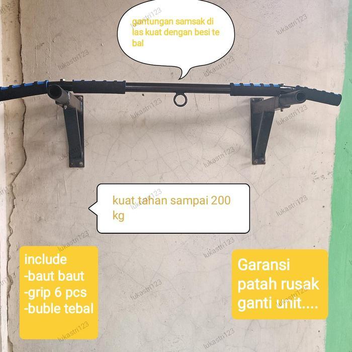 Besi Pull up /Pull Up Bar/Rangen/Tni Polri/Alat Olah Raga Rumahan