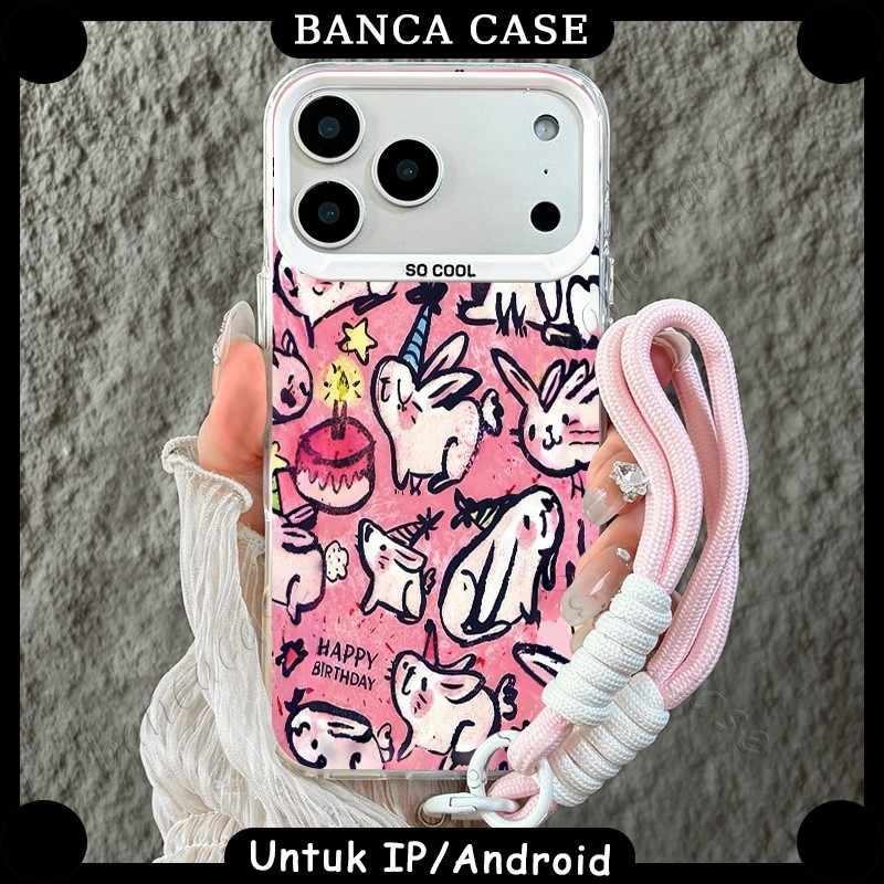 Banca Case Untuk iPhone case iphone 11 12 13 14 15 16 17 PRO MAX PLUS XR X XS MAX 6 6s 7 8 PLUS SE 2