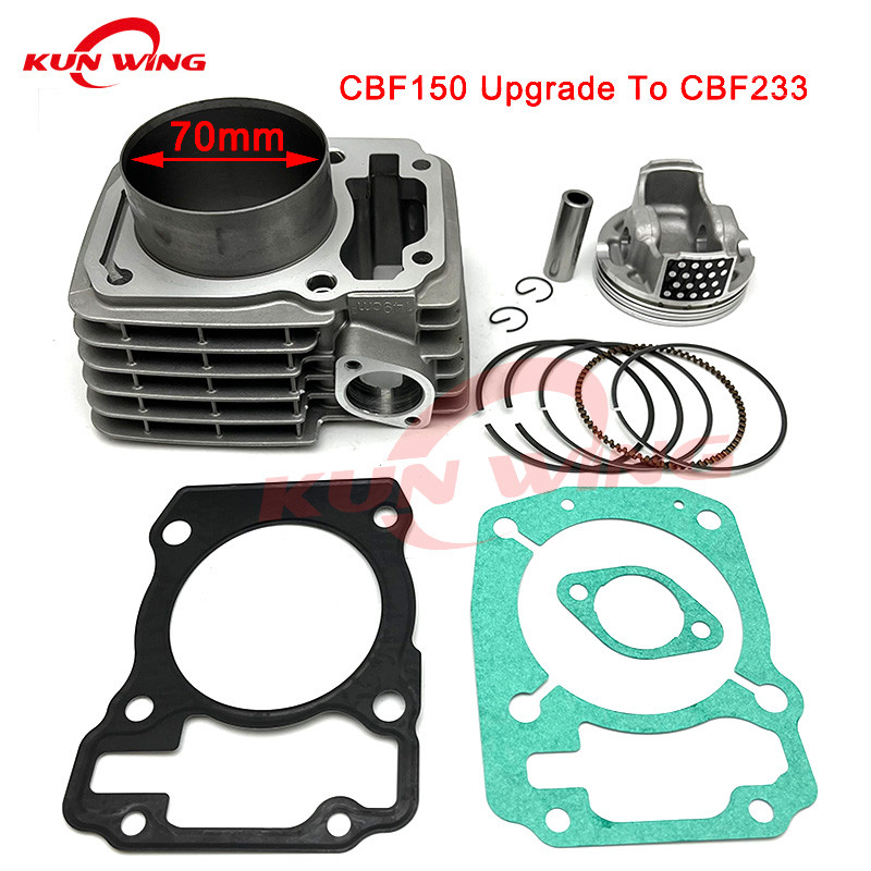 233cc 70MM Big Bore Cylinder Kits for Honda XR150 XR 150 CBF150 CRF150F Modified Upgrade To CBF233 M
