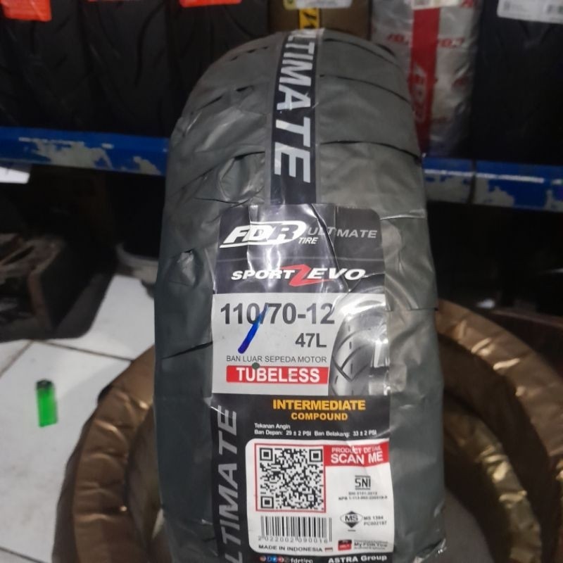 Ban FDR 110/70-12 FDR Sport Zevo Tubeless Ring 12