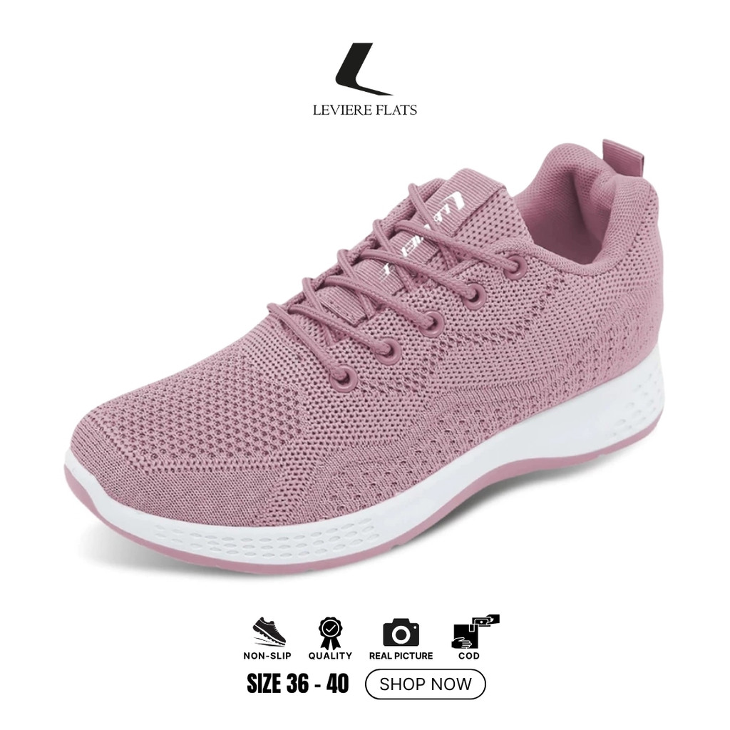 LVRFlats Jessica  Sepatu Sneakers Wanita Sport Shoes Import Bertali LV0434