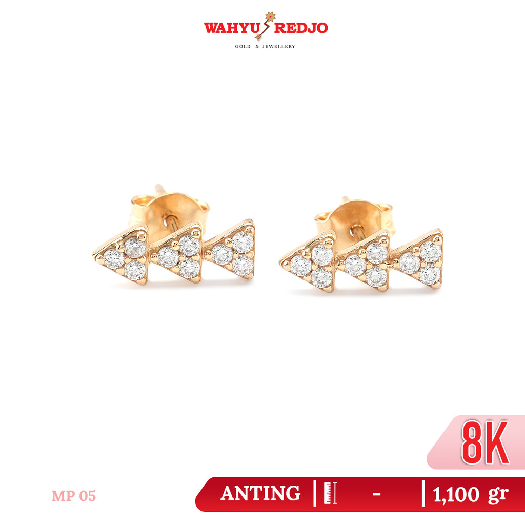 Anting Emas Kadar 8K Wahyu Redjo AN-8K-31333961