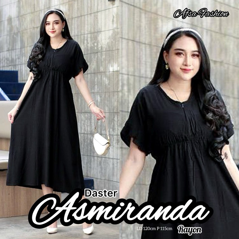 PROMO Daster Asmiranda Rayon Busui Ld120 Baju Tidur Tidur Dress Dress Wanita Nyaman Serut Karet Panj