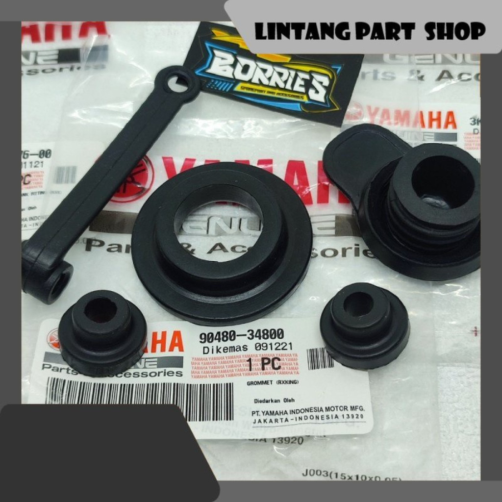 KARET BOTOL OLI SAMPING RX KING SET SPAREPART YAMAHA ORIGINAL
