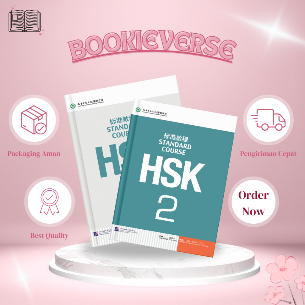 Buku Belajar Bahasa Mandarin | HSK 2 Textbook and Workbook