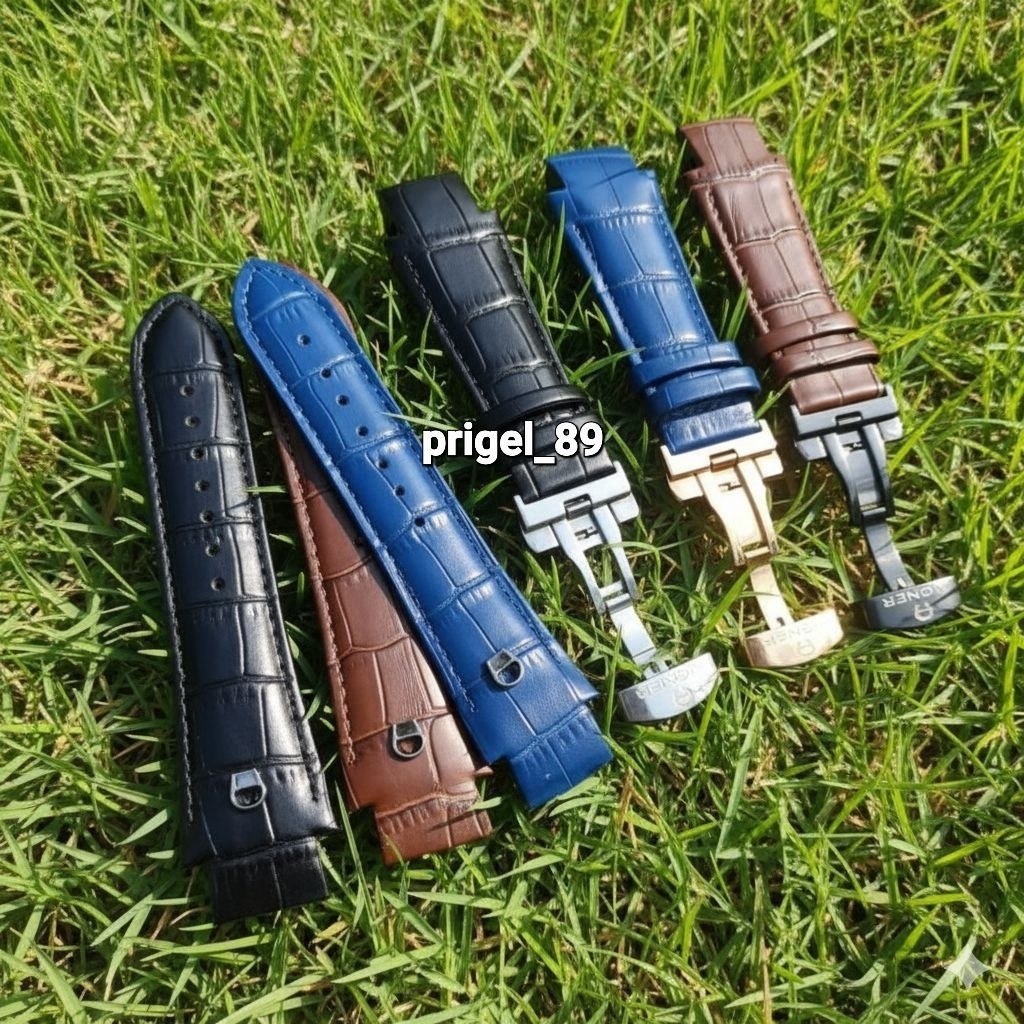 Tali Jam Tangan Aigner Palermo Tali jam tangan kulit pria Strap jam aigner include Buckle