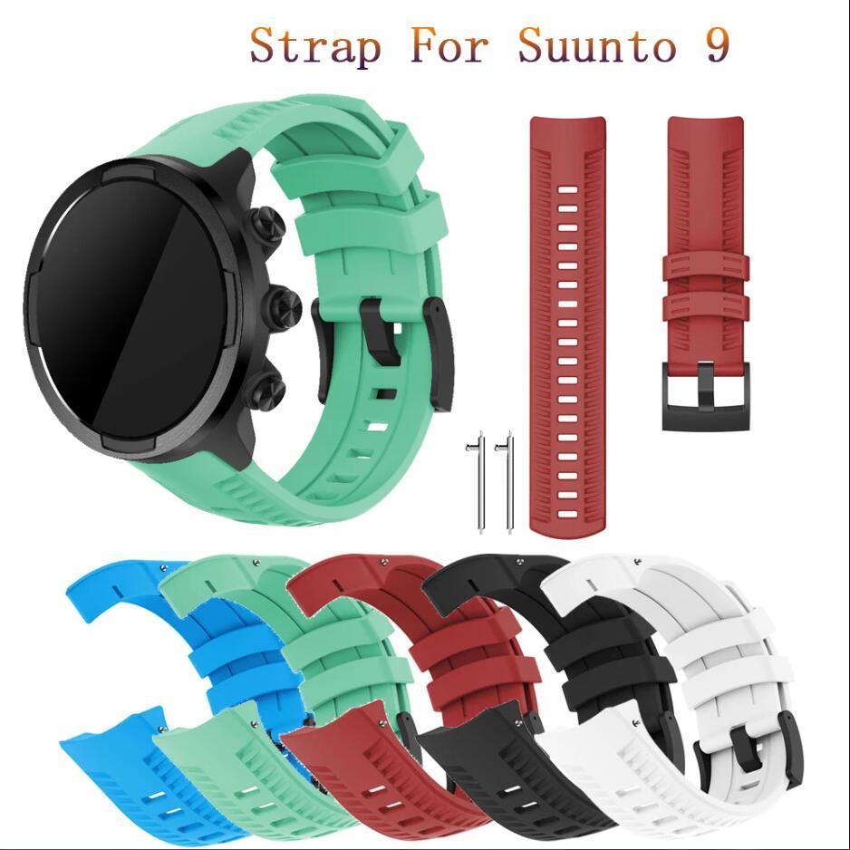 Sport Silicone 24MM Strap Bracelet For Suunto 9/9 Brao/Spartan Sport Wrist HR Baro/sport baro Wristb