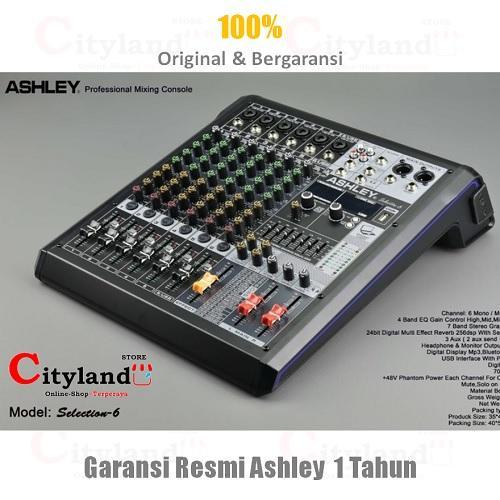 Mixer Ashley Selection6/ Selection-6 Original 6 Channel Bluetooth Amplifier Equalizer