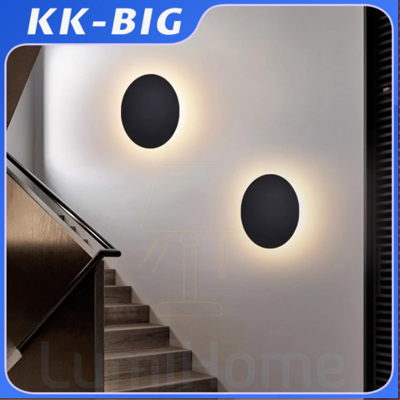 LumiHome Lampu Dinding Bulat Full Moon 13cm / 20cm Outdoor Wall Lamp IP65 Tahan Air