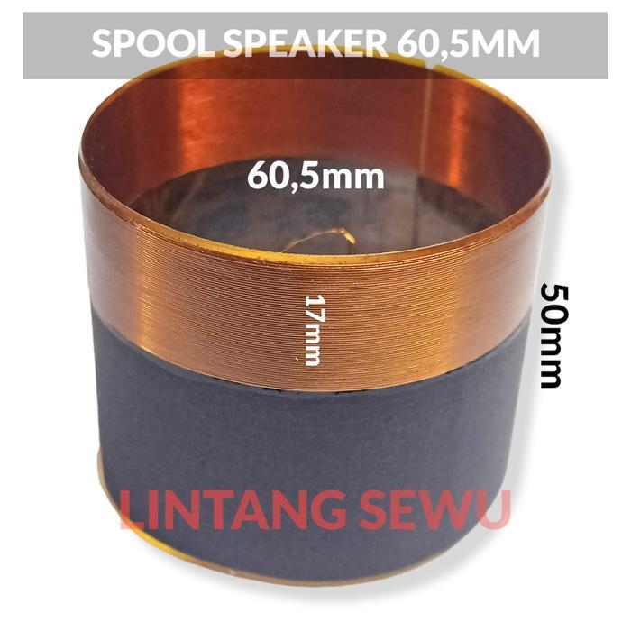 SPUL SPEAKER NO 60,5 SPOOL COIL SPEAKER 60,5MM 60.5 ACR 15 INCH ACK - HITAM