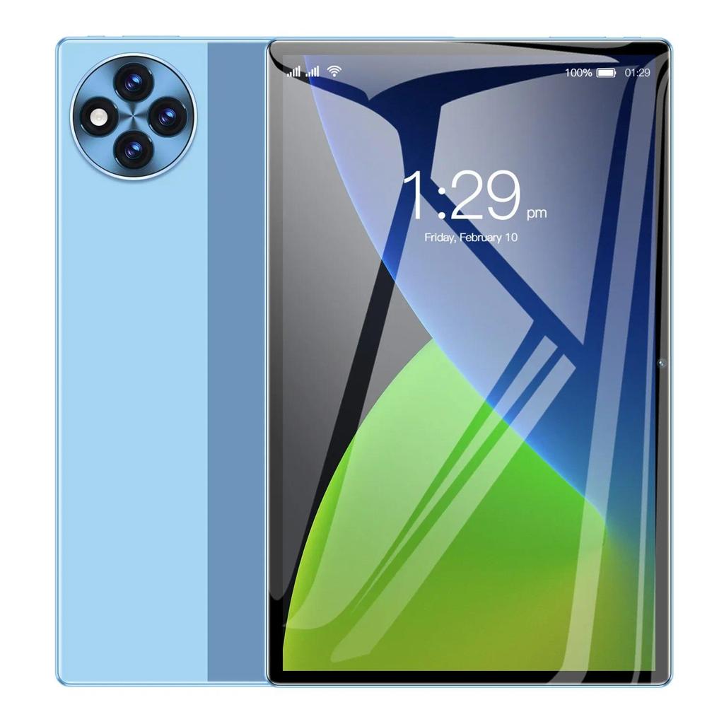 Tablette PC Android 14 Global Version, 10.1" HD Screen, WiFi 5G GPS, 10 Core Snapdragon888, battery 